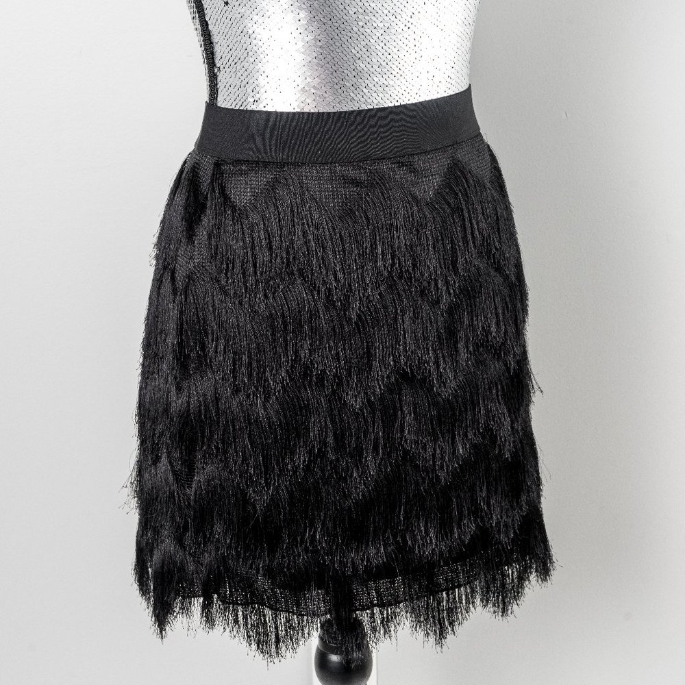 NWT Max Studio Fringe skirt - XL